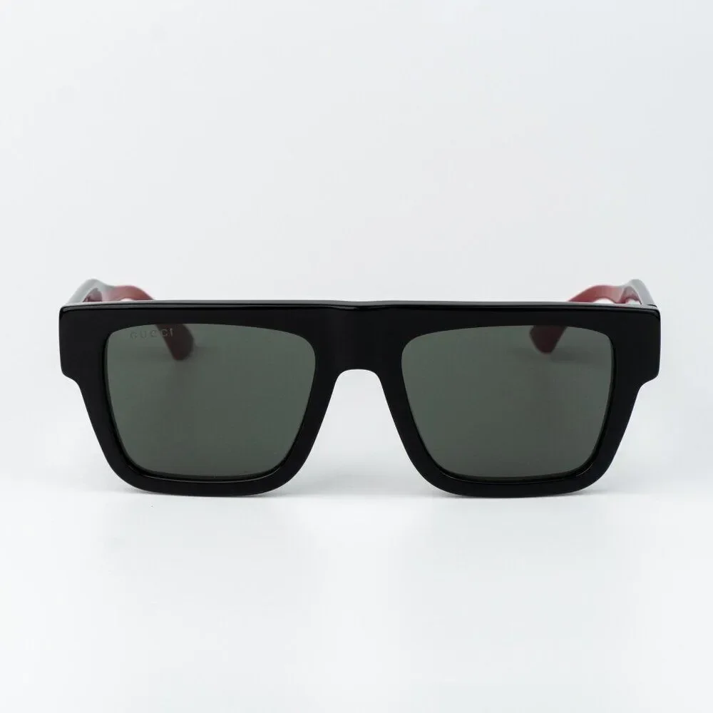 Gucci Men Sunglasses Black Grey Square GG1868S 001 NEW AUTHENTIC